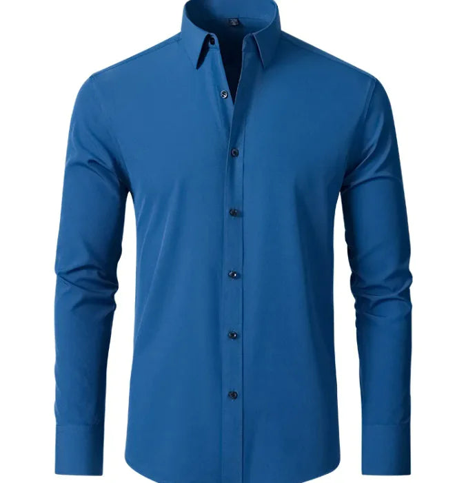 Men's Wrinkle-Free Elastic Business Shirt