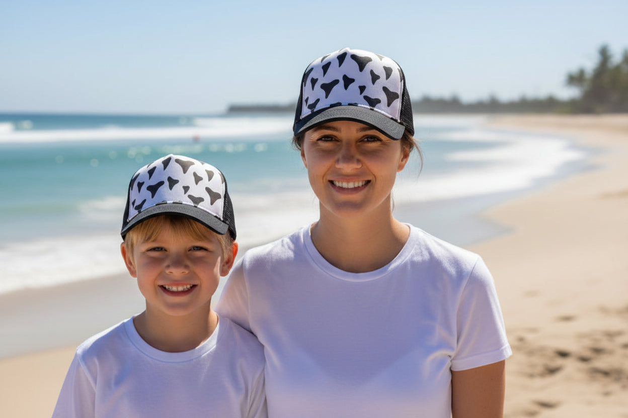 Shark Tooth Trucker Hat- Adult