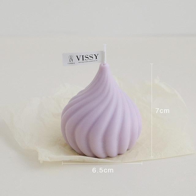 Handmade Aromatherapy Whirlwind Candle Decoration