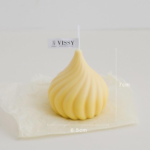 Handmade Aromatherapy Whirlwind Candle Decoration