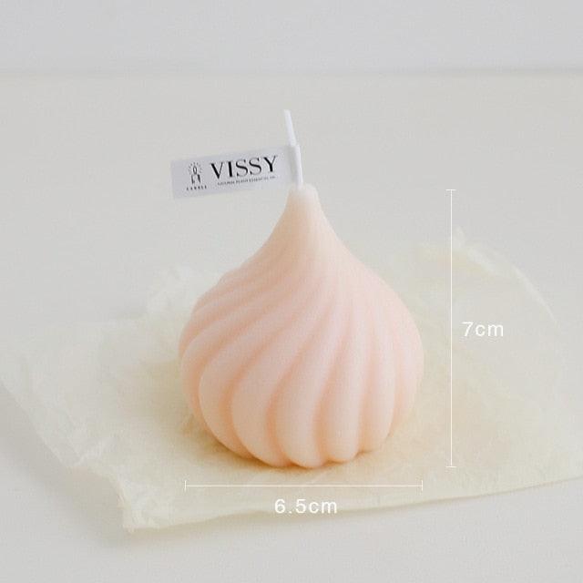Handmade Aromatherapy Whirlwind Candle Decoration