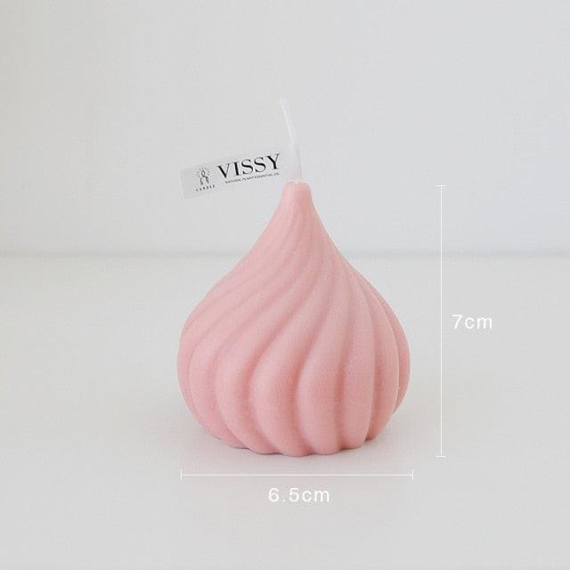 Handmade Aromatherapy Whirlwind Candle Decoration