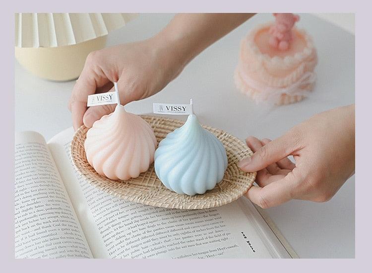 Handmade Aromatherapy Whirlwind Candle Decoration