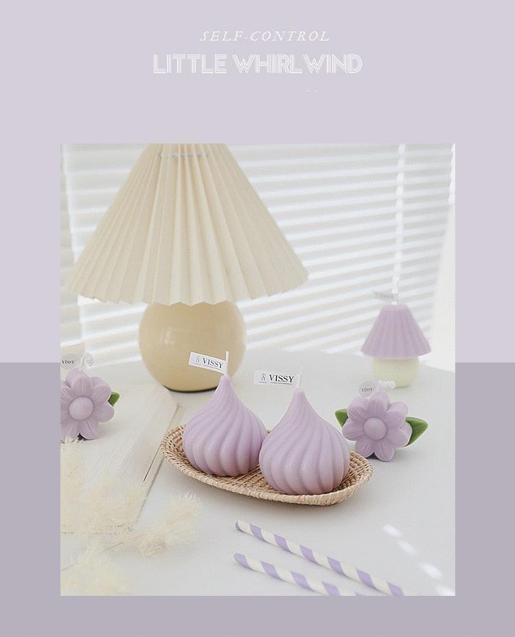 Handmade Aromatherapy Whirlwind Candle Decoration