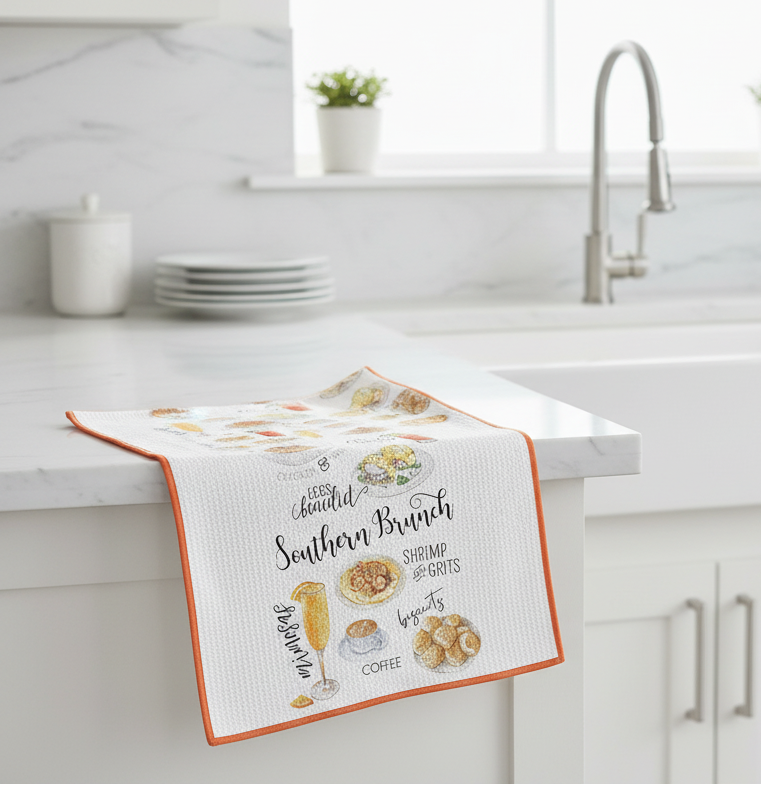 Southern Brunch Kitchen Towel