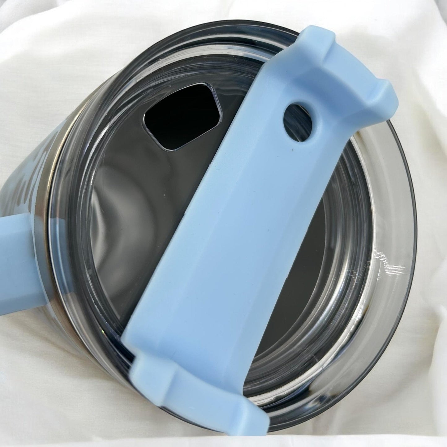 Engraved Leopard Print 40 oz Tumbler with Handle and Straw Lid