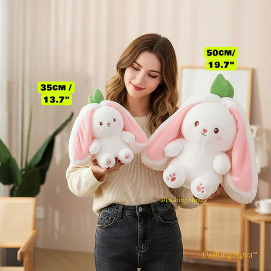 Strawberry Bunny Plush Toy Cute Fruit Rabbit Stuffed Animal