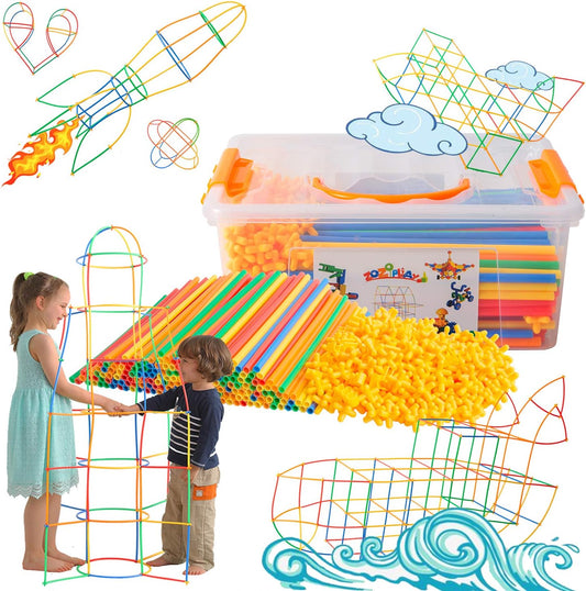 4D Straw Constructor STEM Building Toys
