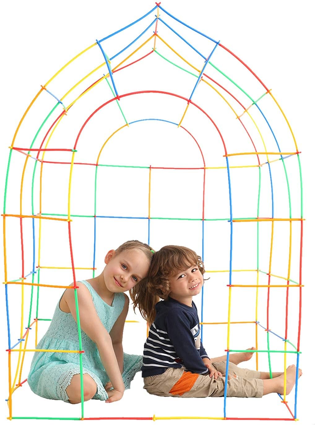 4D Straw Constructor STEM Building Toys