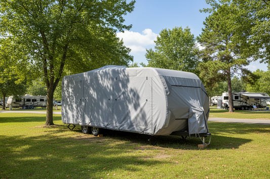 Gold Shield 5L - RV Cover for Travel Trailer 14' To 16' Feet Long