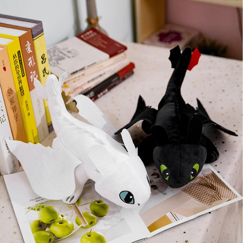 How to Train Your Dragon Toothless and Light Fury Plush