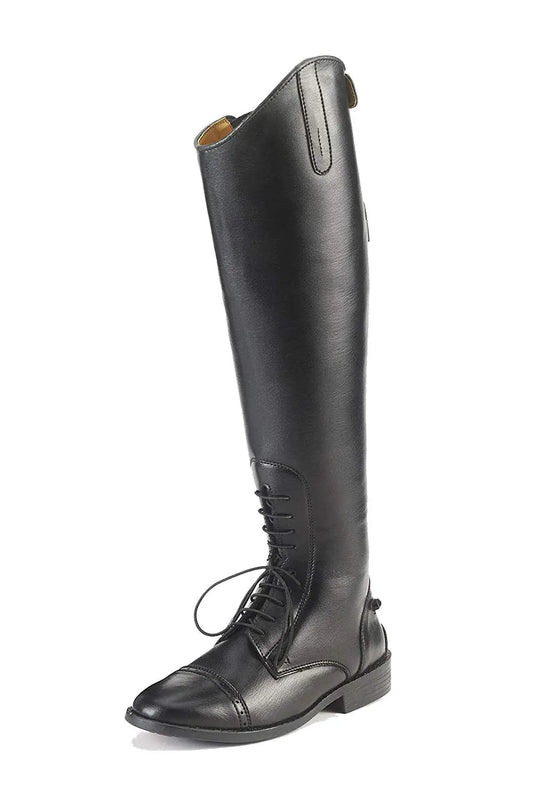 Equistar Womens All-Weather Synthetic Field Equastrian Riding Boot Black 7