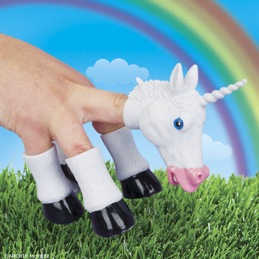 Finger Puppet Set: Unicorn and Pegasus Story Toys