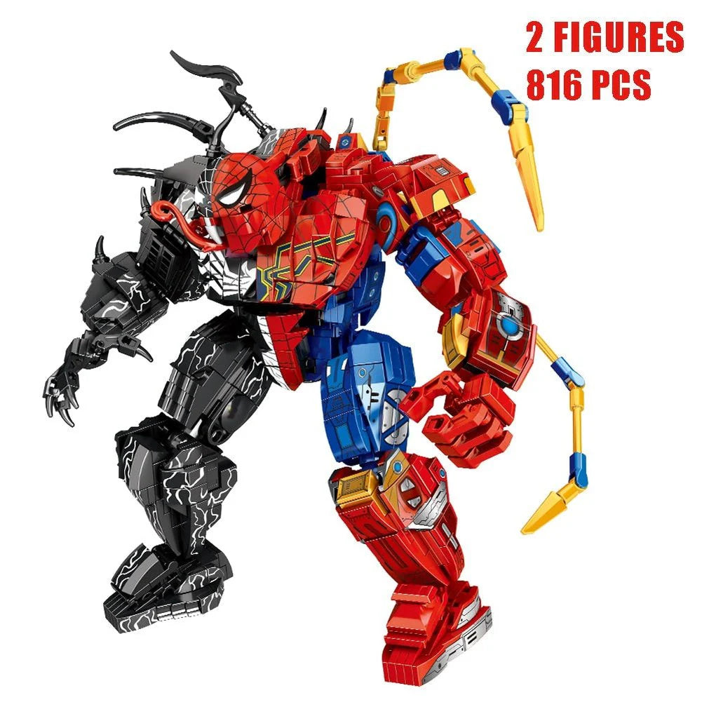Venom or Venom Spider Symbiosis Building Blocks- Compatible with LEGO