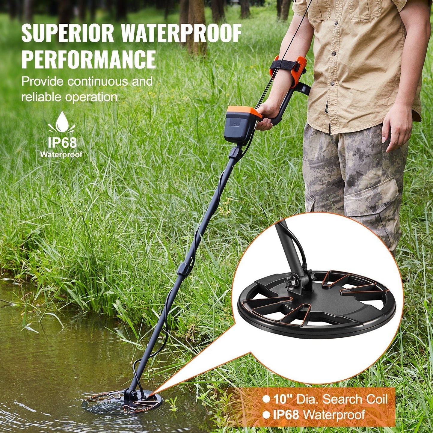 VEVOR Metal Detector - 10 Inch