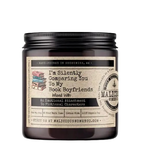Malicious Women Co - Booktok Books to Read Book Candle Small Business Candle Soy Wax Candle Handmade Candle.