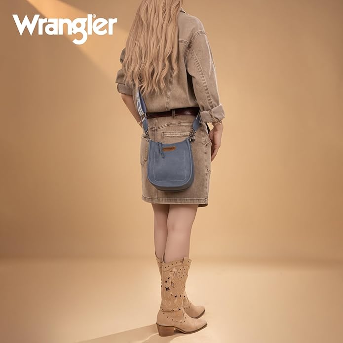 Wrangler Small Crossbody Bag with Adjustable Strap