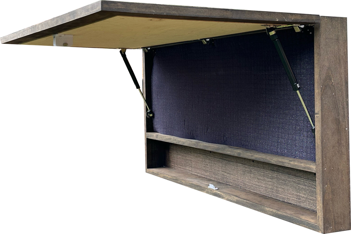 Deer Scene Gun Concealment Decor - Handcrafted Wooden Gun Cabinets - Gun Shelf Hidden Storage for Rifles, Shotguns, & Handguns - Quick Access Hidden Wall Safe (Extra Large)