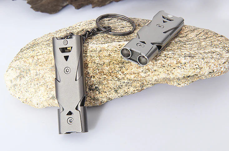High Decibel Stainless Steel Survival Whistle