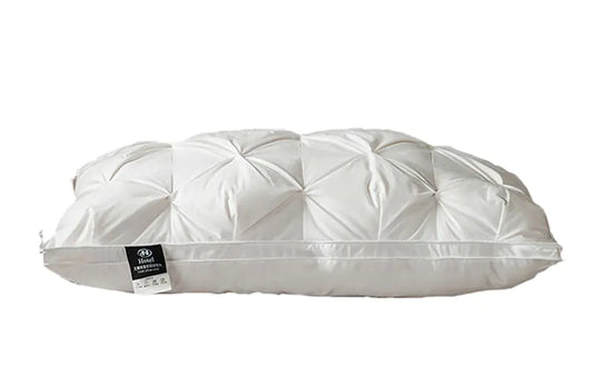 Feather Pillows with White Goose Neck Guards (Pair)