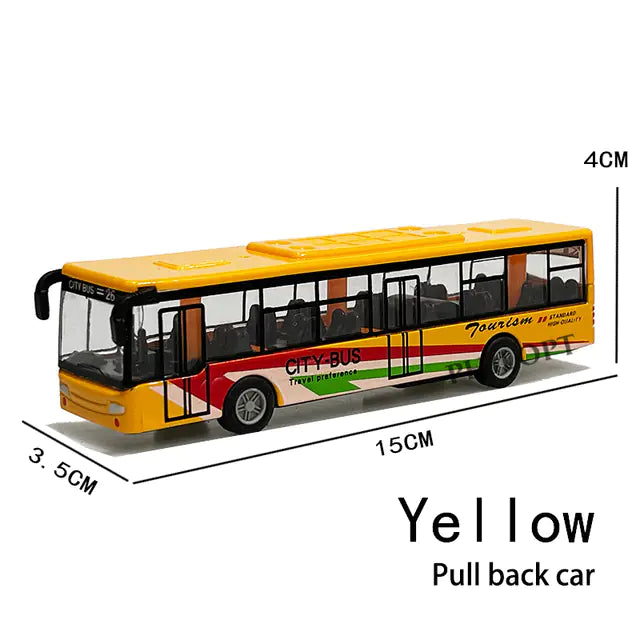 Alloy Mini Simulation Pull Back Bus Model (Without Box)