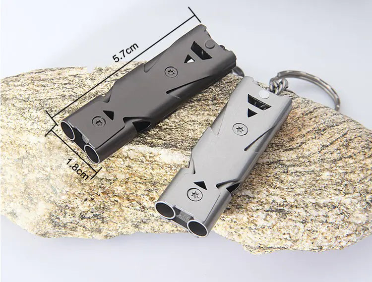 High Decibel Stainless Steel Survival Whistle