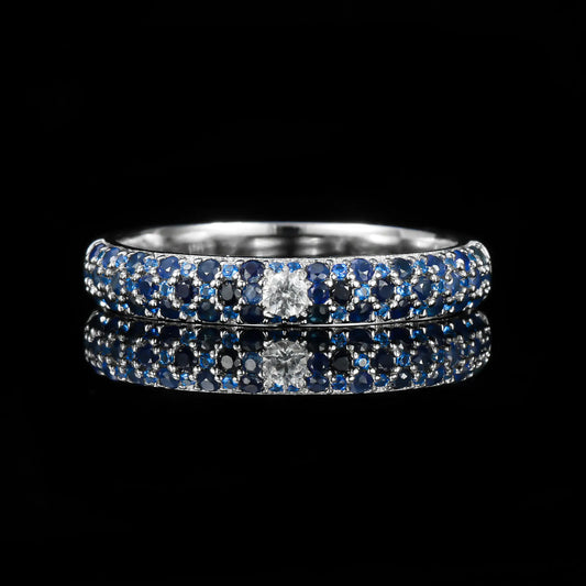 Natural Sapphire Ring Size 7