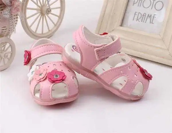 Flower Sandals, Toddler Shoes, Light-Up Princess Shoes